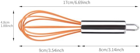 BAEKZ Multi-Color Mini Silicone Kitchen Whisks - Image 2