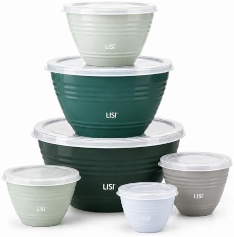 LISI 12-Piece Mixing Bowls Set, 6 Bowls by lisigroup