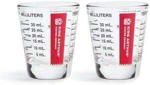 King Arthur Baking Company Mini Measure Multi-Purpose Shot Glass, Heavyweight by Unknown