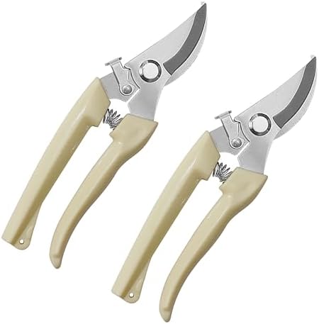 2PCS Garden Flower Shears Pruning Shears 6.9 inches Scissors Heavy Duty Plant by YYaaloa