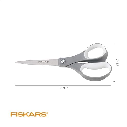 Fiskars 8" SoftGrip Everyday All Purpose Scissors, Office & Crafts - Image 2