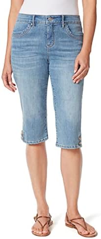 Gloria Vanderbilt Women's Kaia Side Button Skimmer Short by GloriaVanderbilt