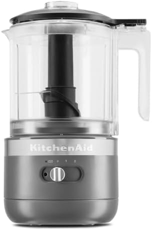 KitchenAid 5 Cup Food Chopper Cordless KFCB519DG, Charcoal Grey by Unknown