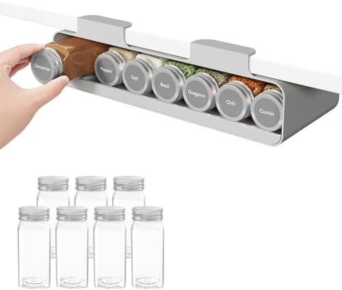 Lifewit Under Cabinet Spice Rack, Seasoning Organizer by Lifewit
