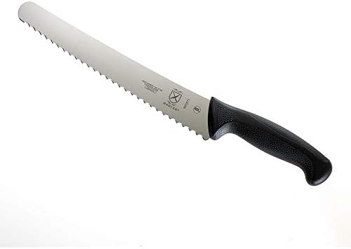 Mercer Culinary M23211 Millennia Black Handle, 10-Inch Left Handed Wavy Edge - Image 2