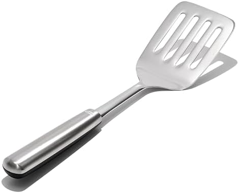 OXO Steel Cooking Turner, Stainless Steel Head - Image 3