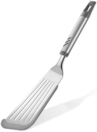 Silicone Fish Spatula, Flexible Slotted Turner by Lebabo