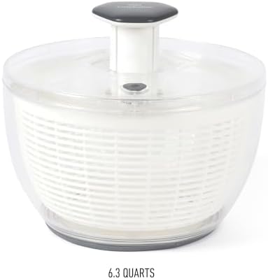 Calphalon Aero 6.3-Qt Salad Spinner & Vegetable Washer, Fruit Cleaning Bowl - Image 3