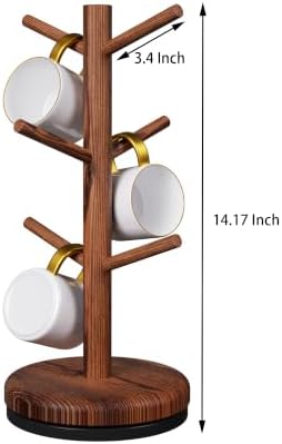 Dorhors Mug Holder Tree, Coffee Cup Holder, Mug Rack Stand Hook, Bar Organizer - Image 6