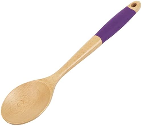 Chef Craft Premium Silicone Handle Wooden Spoon Set, 14 inch - Image 5