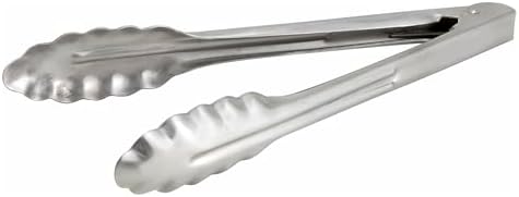 Winco Coiled Spring Extra Heavyweight Stainless Steel Utility Tong by Winco