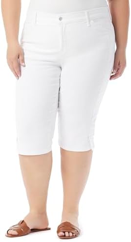 Gloria Vanderbilt Women's Amanda High Rise Skimmer Short Plus by GloriaVanderbilt