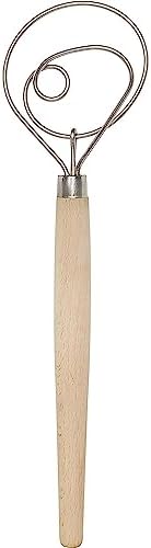 Mrs. Anderson's Baking Dough Whisk, Single-Loop, 12 Inch, 18/8 Stainless Steel by MrsAndersonsBaking