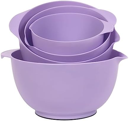 BoxedHome Mixing Bowls Set of 4, BPA Free Plastic, Microwave Safe - Image 6
