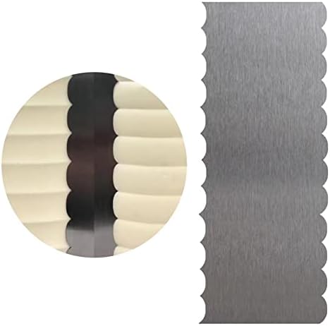 8.6 Inch Stainless Steel Cake Scraper Metal Scraper - Image 4