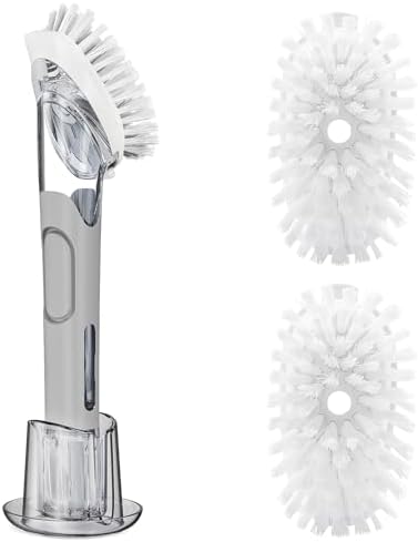 RIMAY Soap Dispensing Dish Brush Set by RIMAY