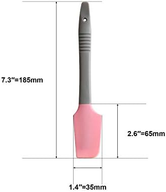 Silicone Mini Small Spatula, Curved Kitchen Can Jar Spatula - Image 7