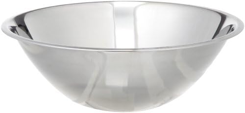 4.25-Quart Wide Rimmed Stainless Steel Mixing Bowl by EXCELSTEEL