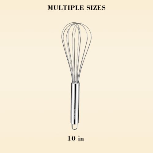 NileHome 1-Pack Stainless Steel Whisk, Kitchen Utensils - Image 2