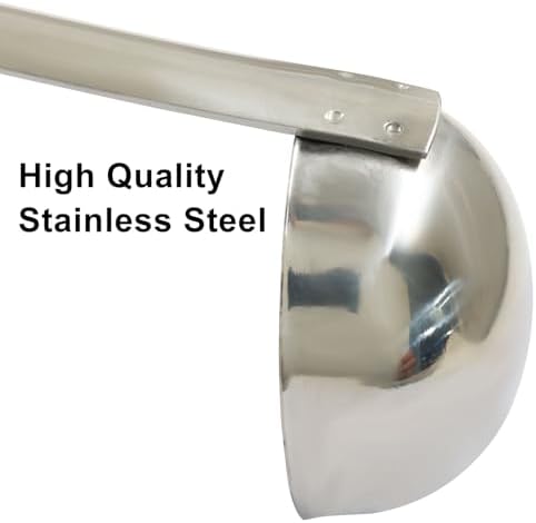 Hitefu 3 Pcs Stainless Steel Soup Ladle Set, 3 oz - Image 5
