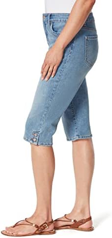 Gloria Vanderbilt Women's Kaia Side Button Skimmer Short - Image 2