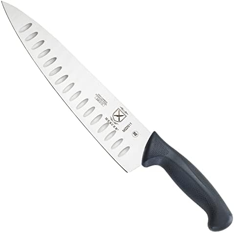 Mercer Culinary M22611 Millennia Black Handle, 10-Inch Granton Edge, Chef's by MercerCulinary