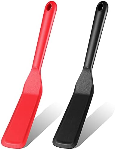 Zopeal 2 Pcs Crepe Spatula Narrow Silicone Long Non Stick by Zopeal