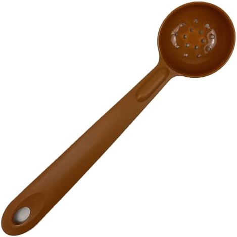 Rite-Size 3 oz. Perforated Round Circle Server Portion Utensil, Copolymer by FoodServiceEssentials