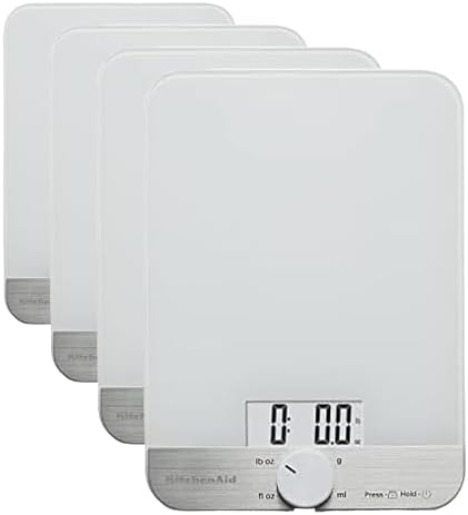 KitchenAid KQ908 Glass Surface 11 Pound Capacity Digital Kitchen and Food Scale by Unknown