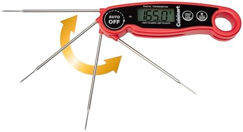 Cuisinart LCD Digital Instant Read Thermometer, Water Resistant Meat Thermometer - Image 6