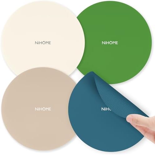 NiHome Silicone Jar Opener Gripper Pads, 6 in by NiHome