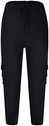 Cargo Capris for Women Casual Summer 2026 Plus Size Capri Pants Lightweight - Image 4