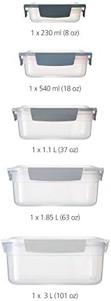 Joseph Joseph Nest Lock Plastic BPA Free Food Storage Container Set - Image 2