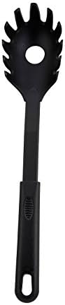 Winco 12" Black Nylon, Heat Resistant Pasta Fork, Nylon Heat Resistant by Winco