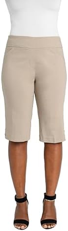 Briggs New York Women's Pull on Lace Up Hem Skimmer by BriggsNewYorkWomensBottoms