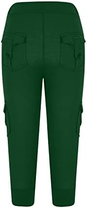 Cargo Capris for Women Casual Summer 2026 Plus Size Capri Pants Lightweight - Image 3