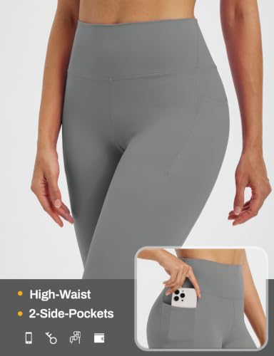 baleaf Womens 17" High Waisted Capri Leggings - Image 6