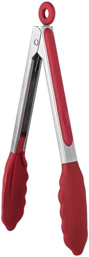 U-Taste Kitchen Tong for Cooking, 600ºF Heat-Resistant Silicone by U-Taste