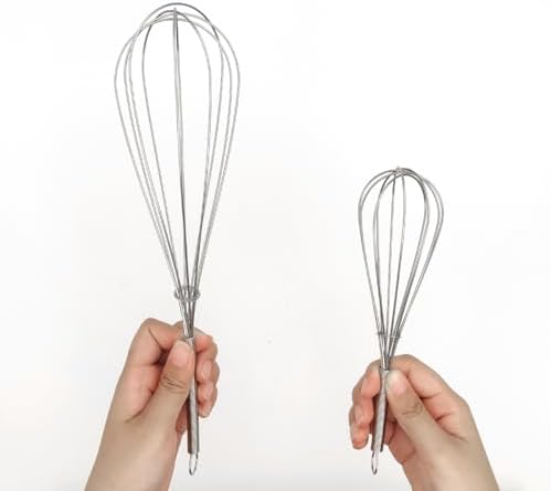 Whisks for Cooking Set, Stainless Steel Wisker for Baking, Rust-Proof Balloon - Image 7