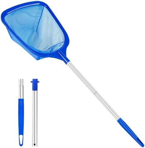 Hot Tub Skimmer Net with Ultra Fine Mesh, Handheld Spa Pool Net by ROMIVO