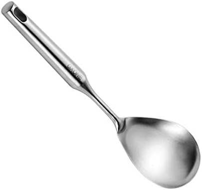 Large Serving & Cooking Spoon, for Cooking and Buffets, 304 Stainless Steel by GXONEHomeKitchen