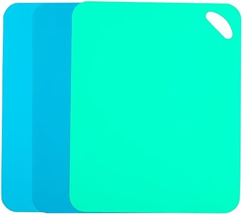 Plastic Flexible Cutting Mats for Kitchen, Cutting Board Sheet for Kitchen by Carrollar