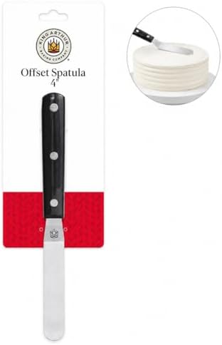 King Arthur Baking Company Offset Spatula, Japanese Stainless Steel, 4-Inch by Unknown