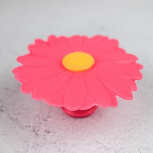 Charles Viancin Set of 4 Daisy Wine Stoppers/Silicone Bottle Stoppers - Image 2