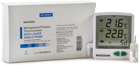 McKesson Fridge Freezer Thermometer, Single-Probe, 1 ct by McKesson