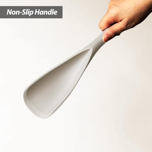 Vovoly Cooking Spoons, Nonstick Silicone Spatula Spoon - Image 6