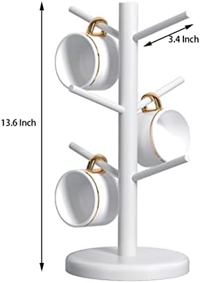 Dorhors Mug Holder Tree, Coffee Cup Holder, Mug Rack Stand Hook, Bar Organizer - Image 6