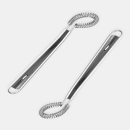 2 Pieces Egg Beater, Stainless Steel Mini Egg Whisk, Spring Coil Whisk - Image 2