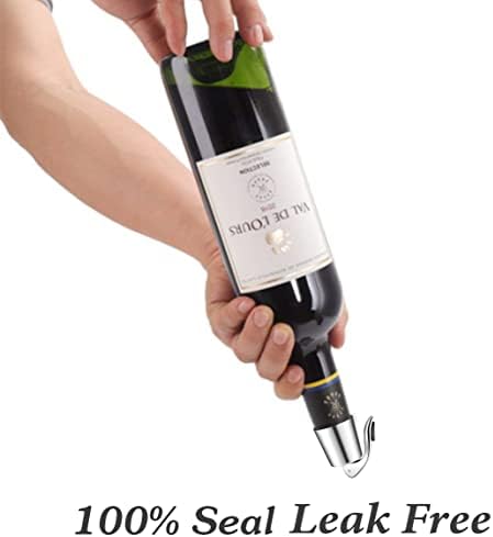 2-Pack Wine Stoppers, Airtight Seals to Keep Wine Fresh, Easy Press-to-Seal - Image 4