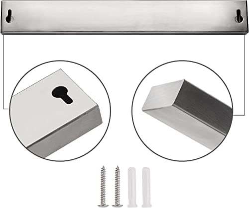 10 Inch Magnetic Knife Holder Stainless Steel No Drill - Image 2